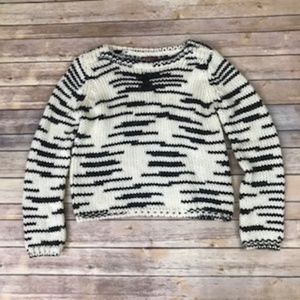 525 America Patterned Sweater Size M